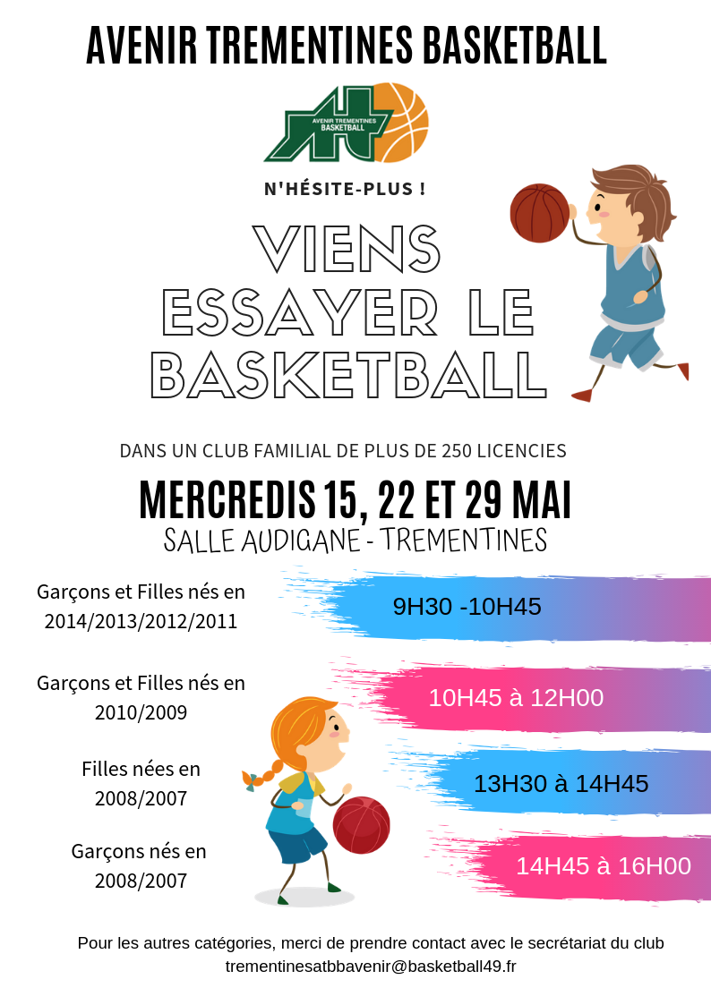 Viens essayer le basket à l'ATBB