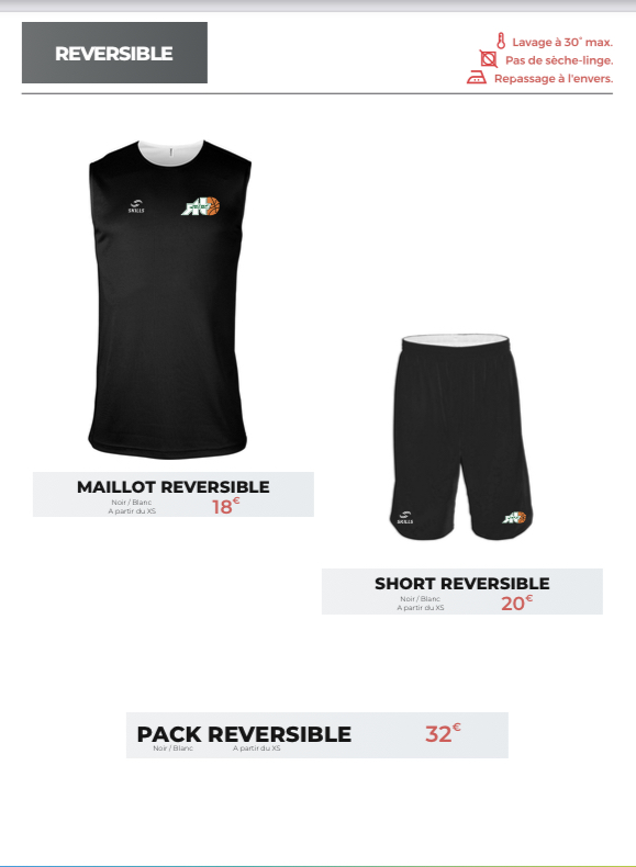 Nouveau pack réversible sur la Boutique