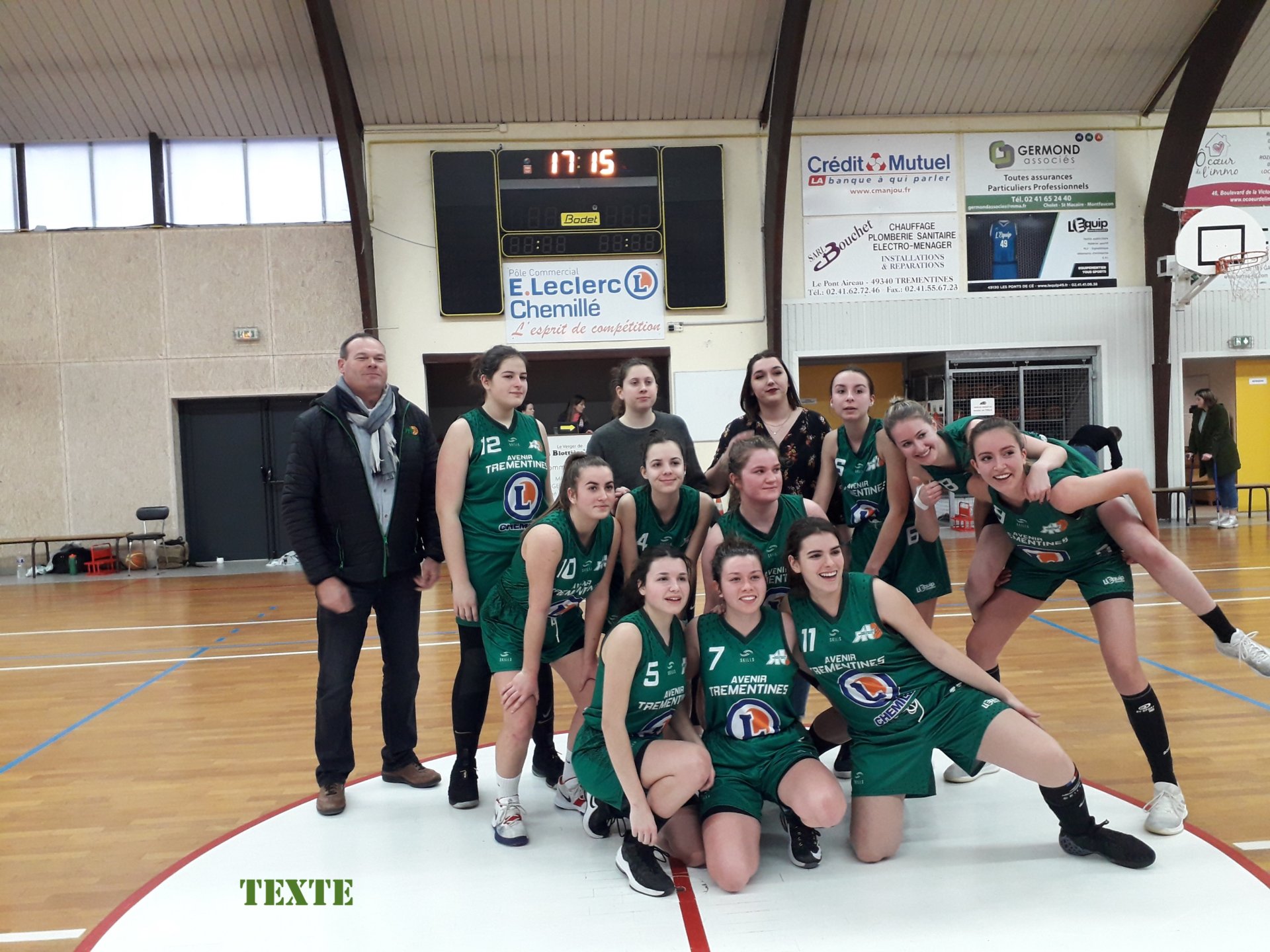 Les Seniors filles en 1/4 de finale du Challenge de l'Anjou